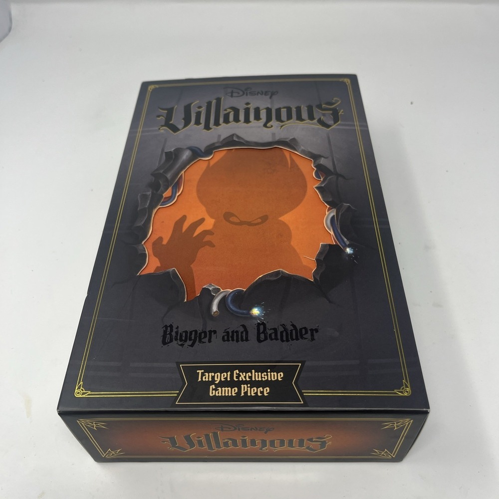 Disney Villianous Bigger And Badder Target Exclusive Version Board Game Open Box